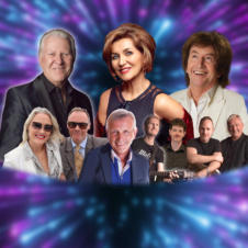 Group of male and female showband singers