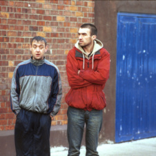 Adam & Paul standing in a door way