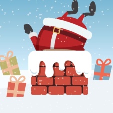 Santas Sooty Christmas