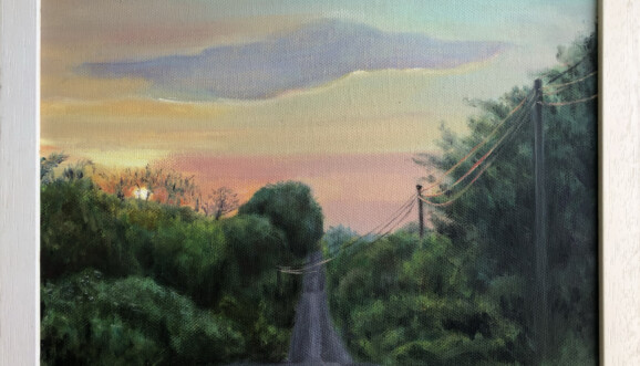 5 Sunset On The Countryside Road To Mount Juliet1