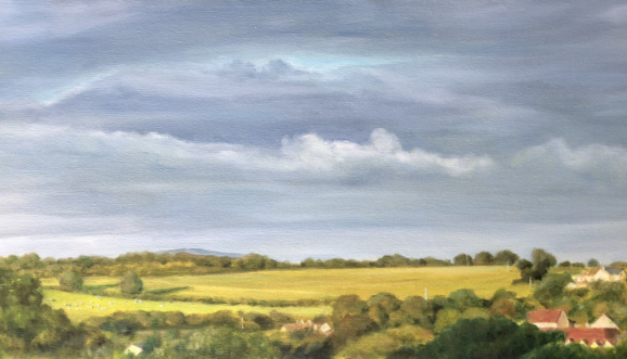 6 Pastral Serenity Under Soft Clouds1