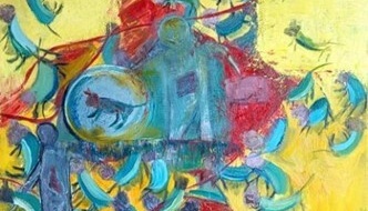 Cycles of Return Renewal 50x40cm oil 525
